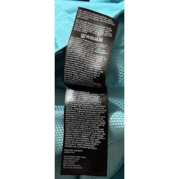 Girls The North Face Dryvent Aqua Zip Hooded Rain Wind Jacket Size 7/8 - Picture 13 of 13